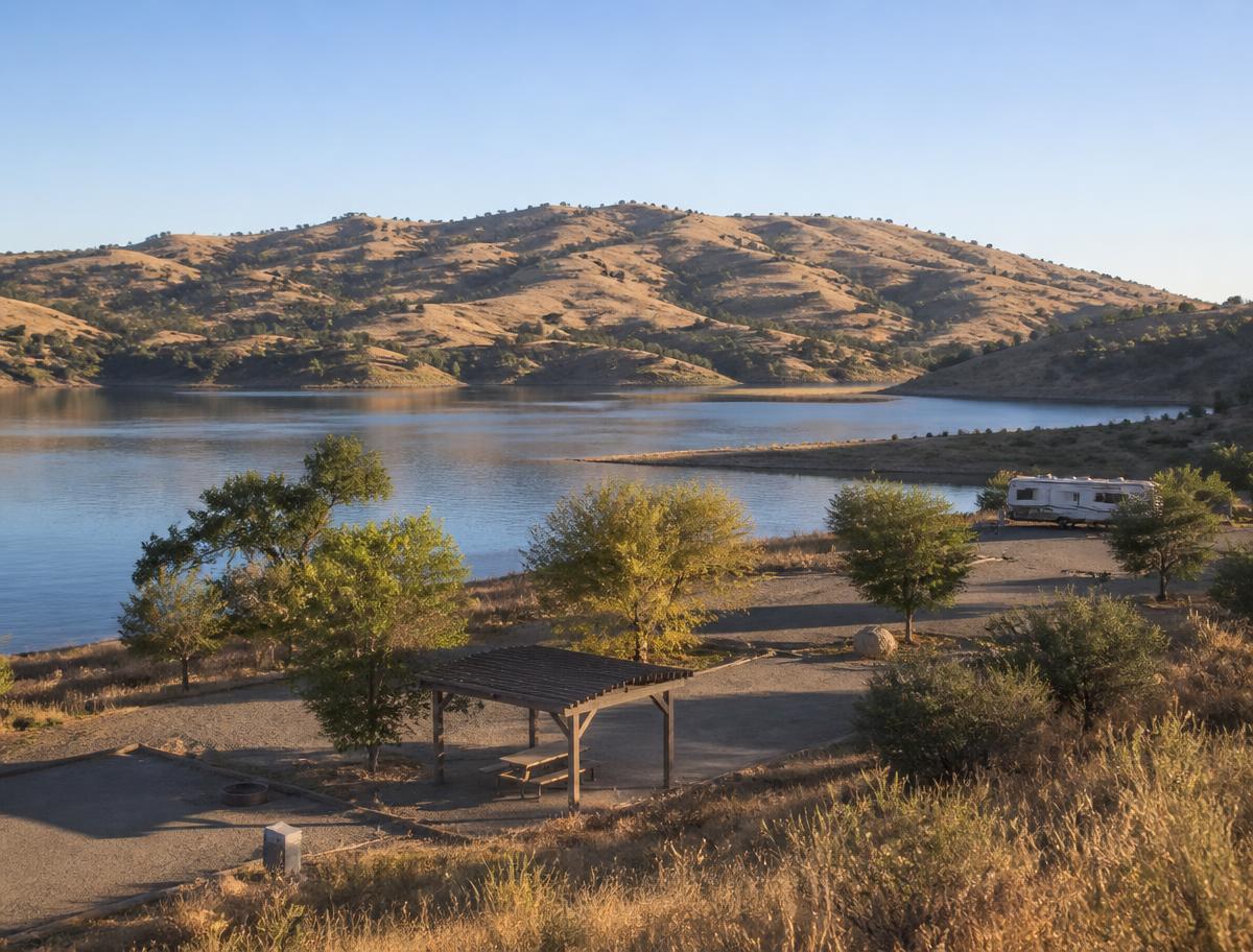 Lake Skinner campground in Winchester, CA